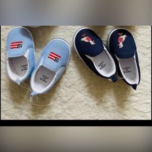 Janie and Jack Kids Sneakers  - Blue, Navy Crib Shoe Saddle Shoes